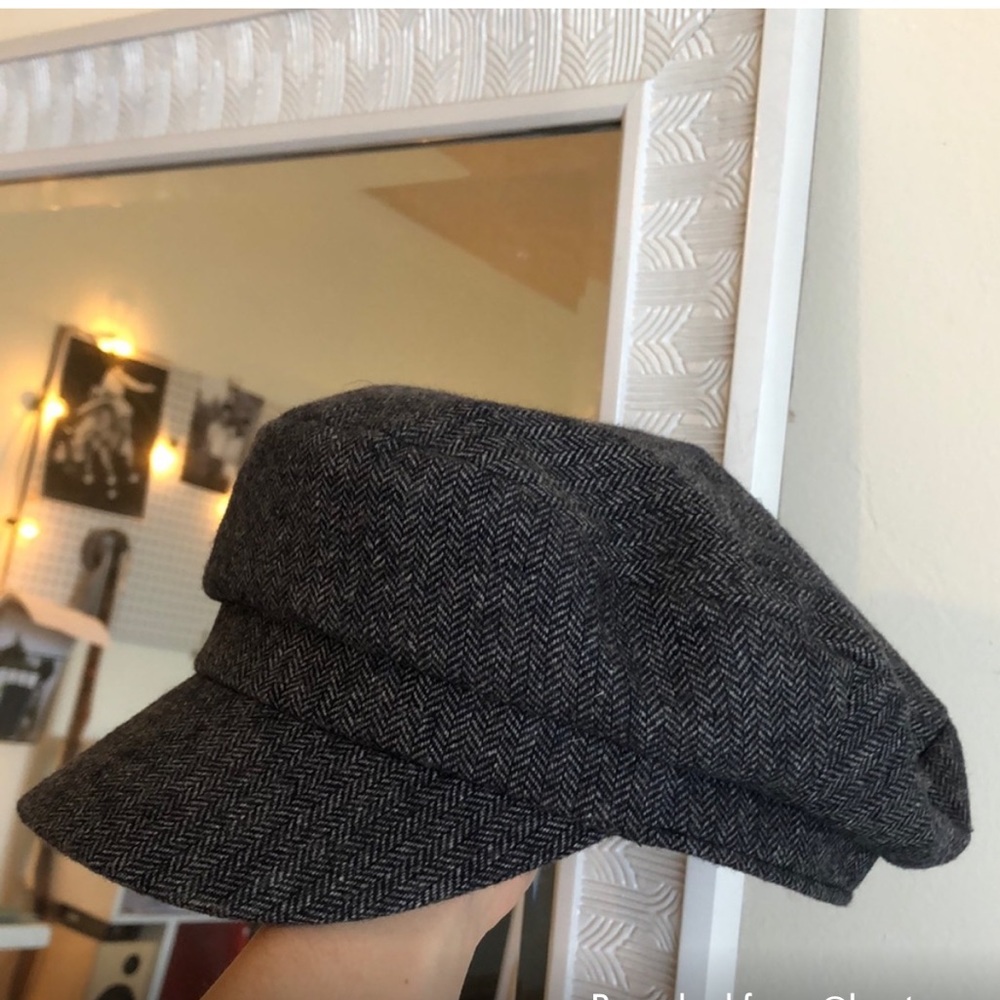 Anthropologie Hat Wyeth Newsvoy Cap Tweed